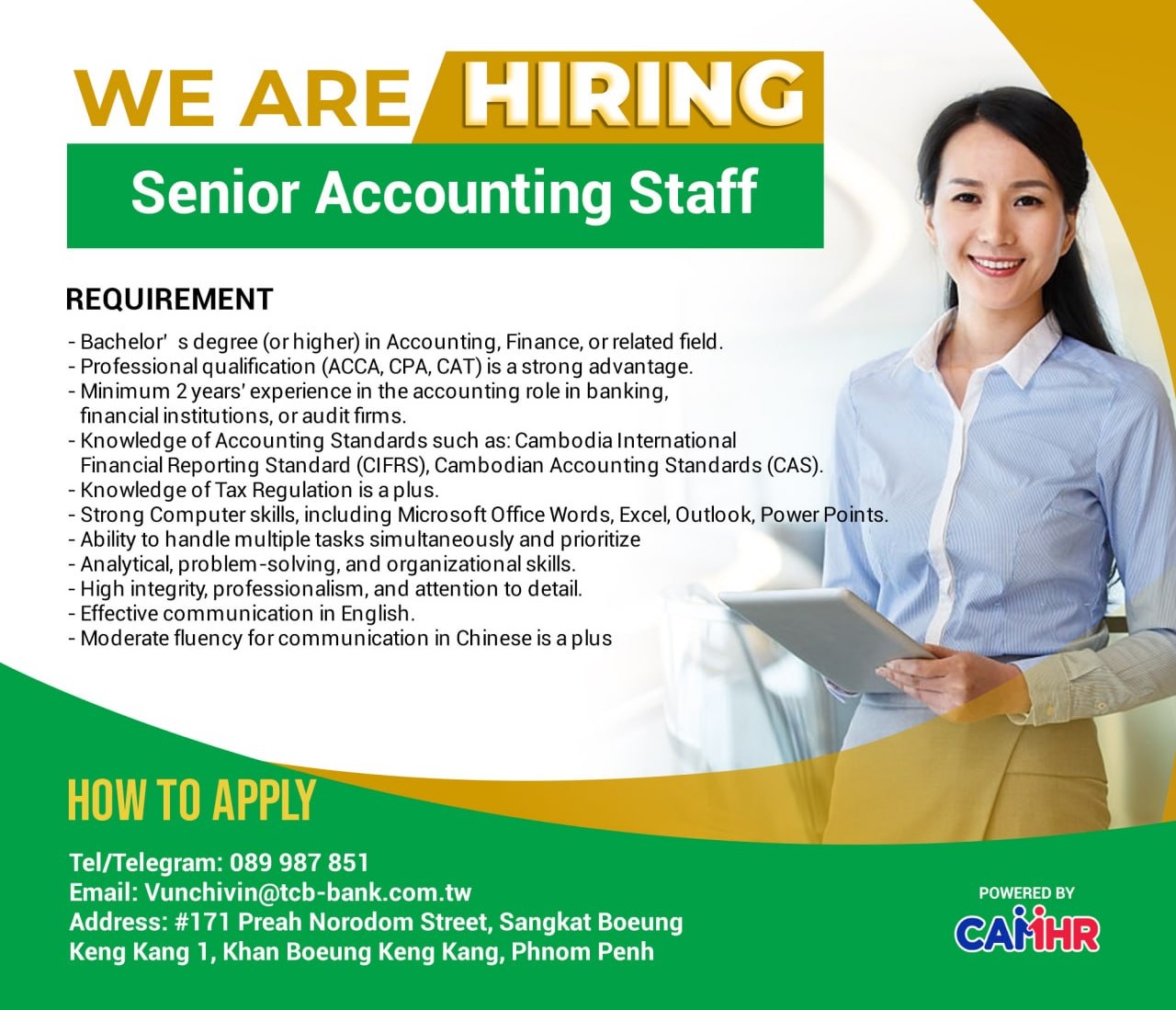 Senior Accountant Officer